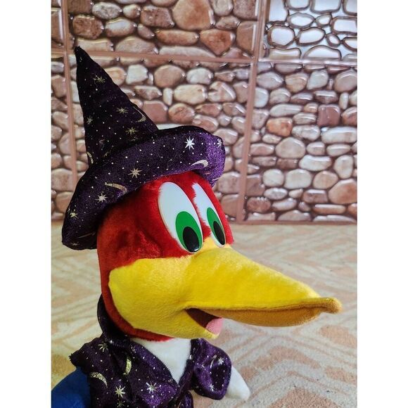 Woody Woodpecker sorcerer With Tags wizard magician 10"  plush Lupus-Rare #A53 - Picture 8 of 9